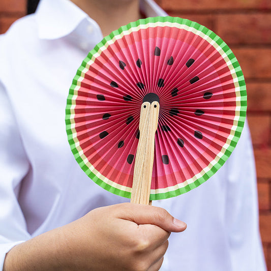 Kikkerland Fruity and Sweet Folding Paper Fan - Assorted - image 2