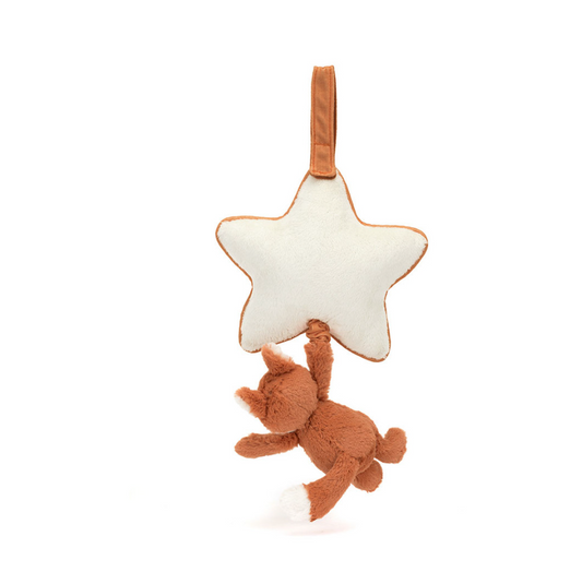 Bashful Fox Cub Pull Official Jellycat Soft Toy