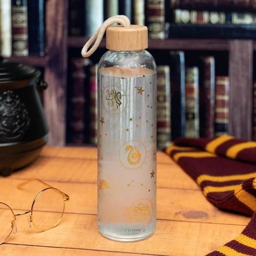 Paladone - Water Bottle | Harry Potter Constellation Glass Water Bottle