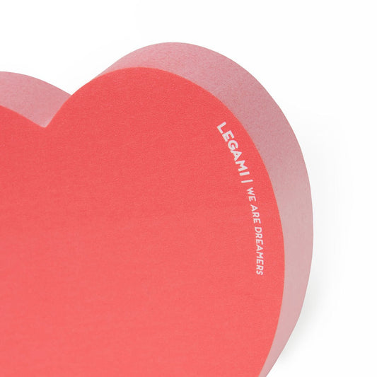 Heart Sticky Note Pad - Lovely Notes - Image 2