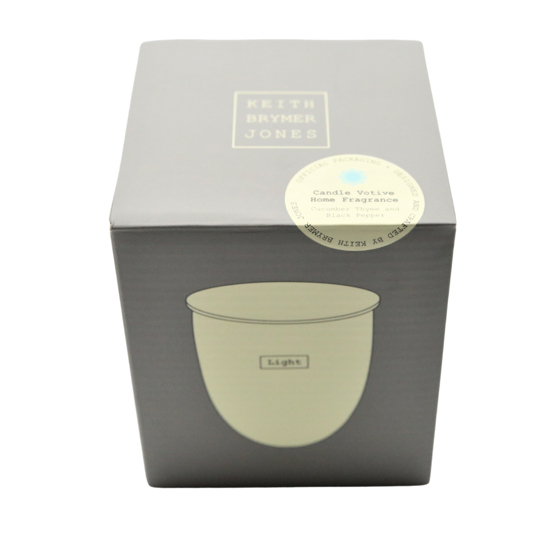 Keith Brymer Jones Luxury Scented Candle | Cucumber, Thyme & Blackpepper