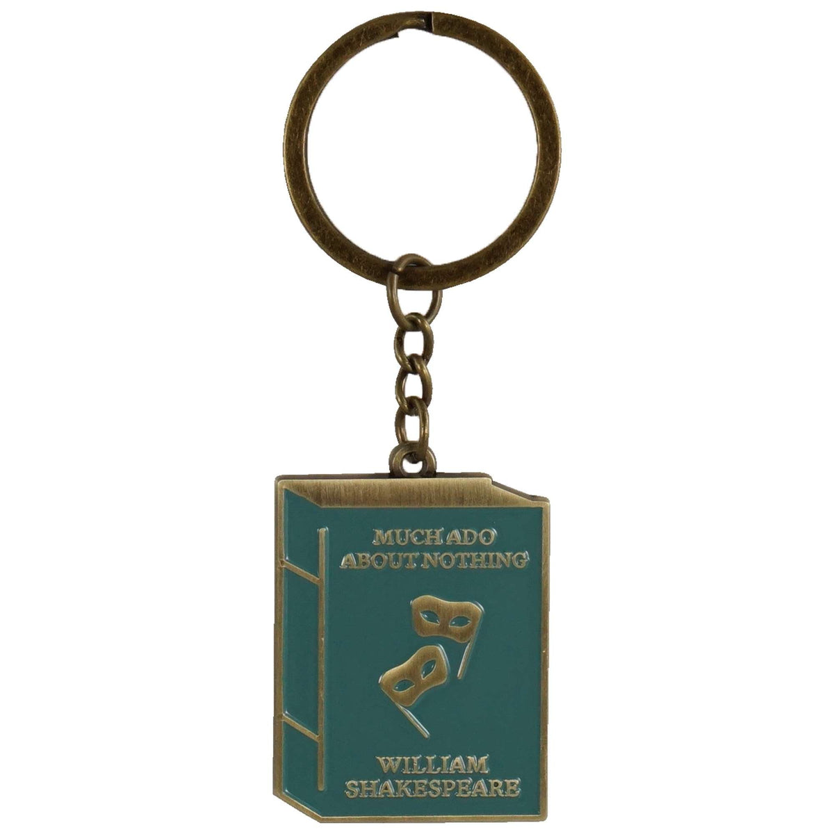 Shakespeare Much Ado About Nothing Metal Mask Keyring