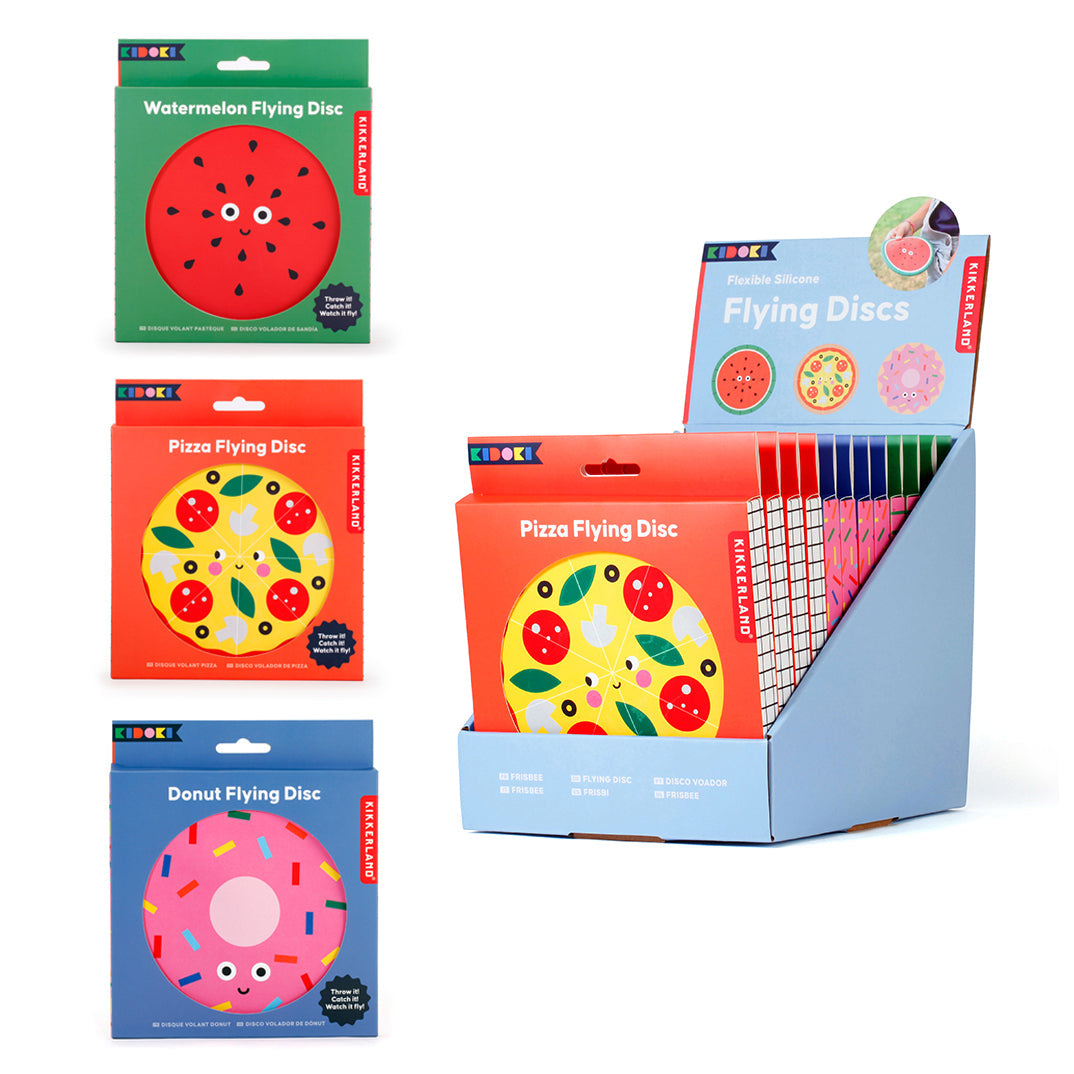 Kikkerland Kidoki Flexible Silicone Flying Disc - Assorted - image 3