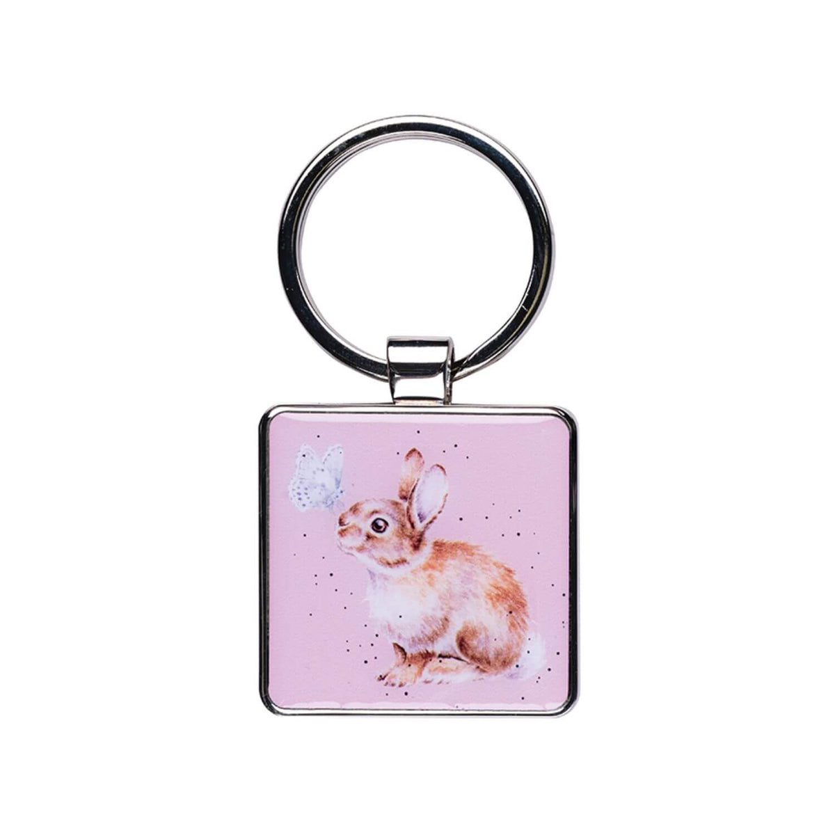 Wrendale Designs Keyring - I Spy a Butterfly Rabbit