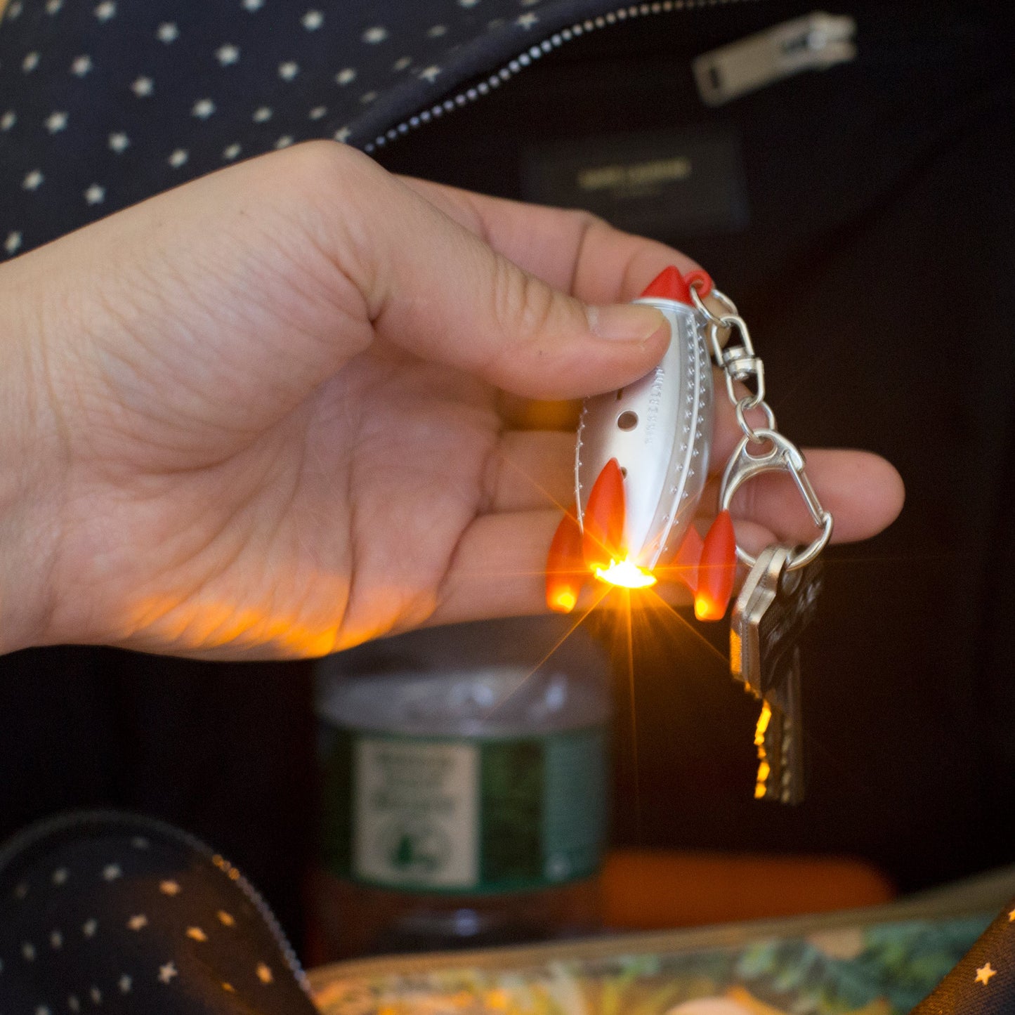 Rocket LED & Sound Keychain - Image 4