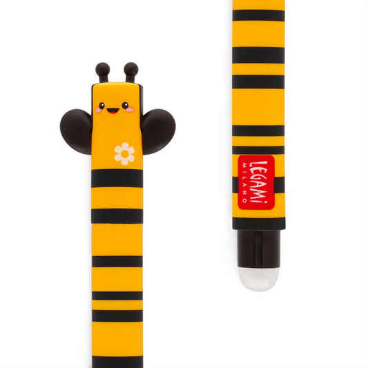 Legami Erasable Gel Pen - Bee, Black Ink - image 2