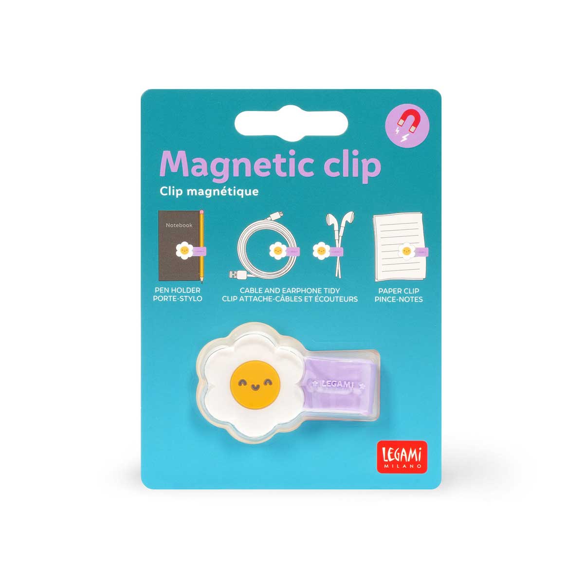 Legami Magnetic Clip - Daisy - image 3