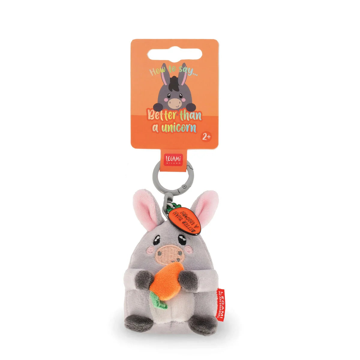Legami Super Soft Plush Keyring - Donkey - image 4