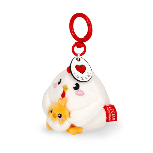 Legami Super Soft Plush Keyring - Hen - image 2