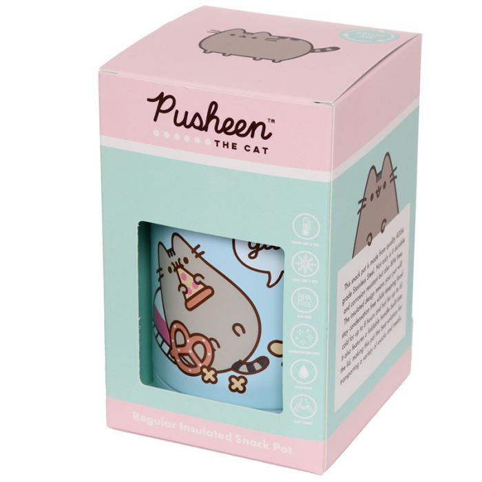 Puckator - Lunch Pot | Pusheen the Cat Foodie | Hot & Cold Lunch Pot | 500ml