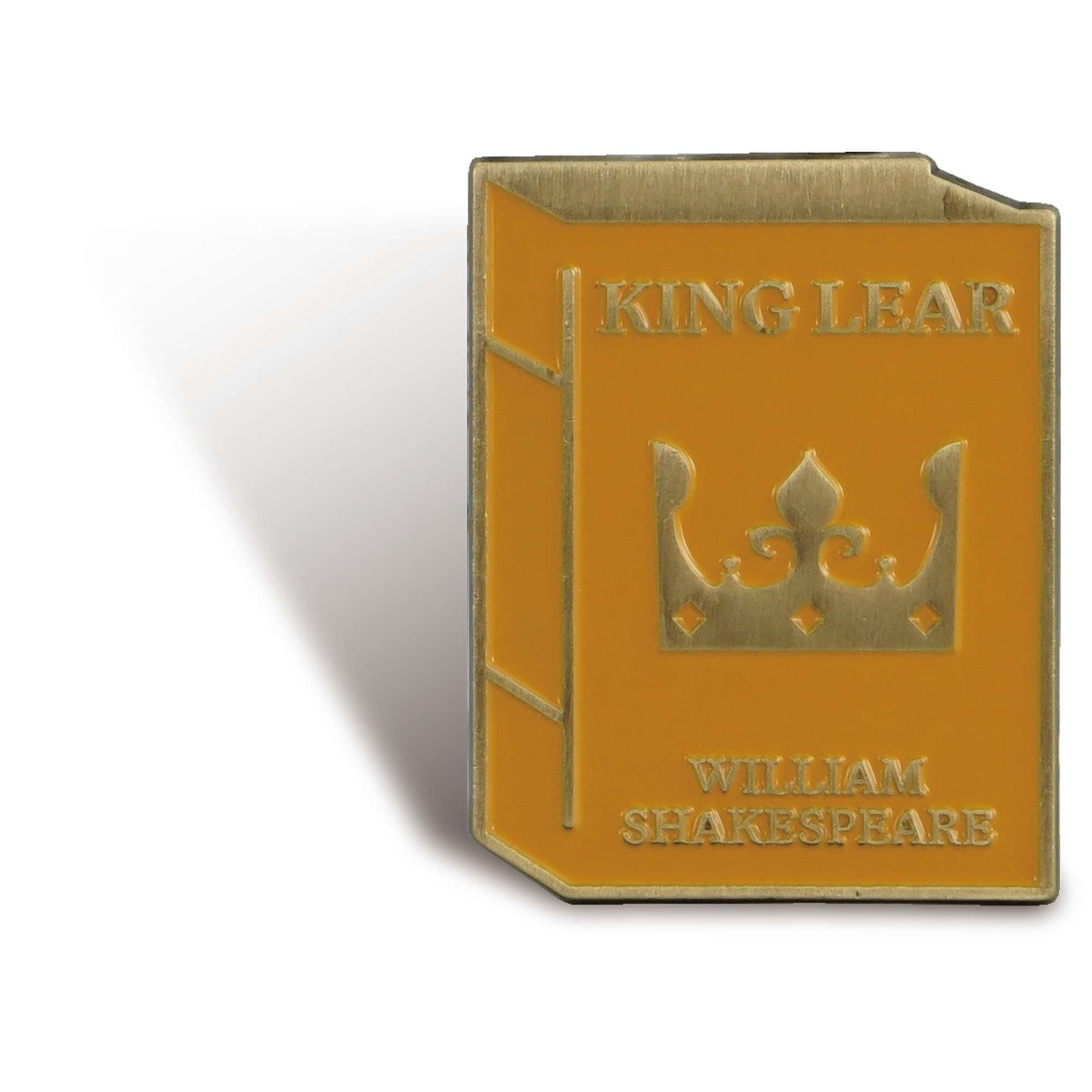 Shakespeare King Lear Crown Enamel Pin Badge