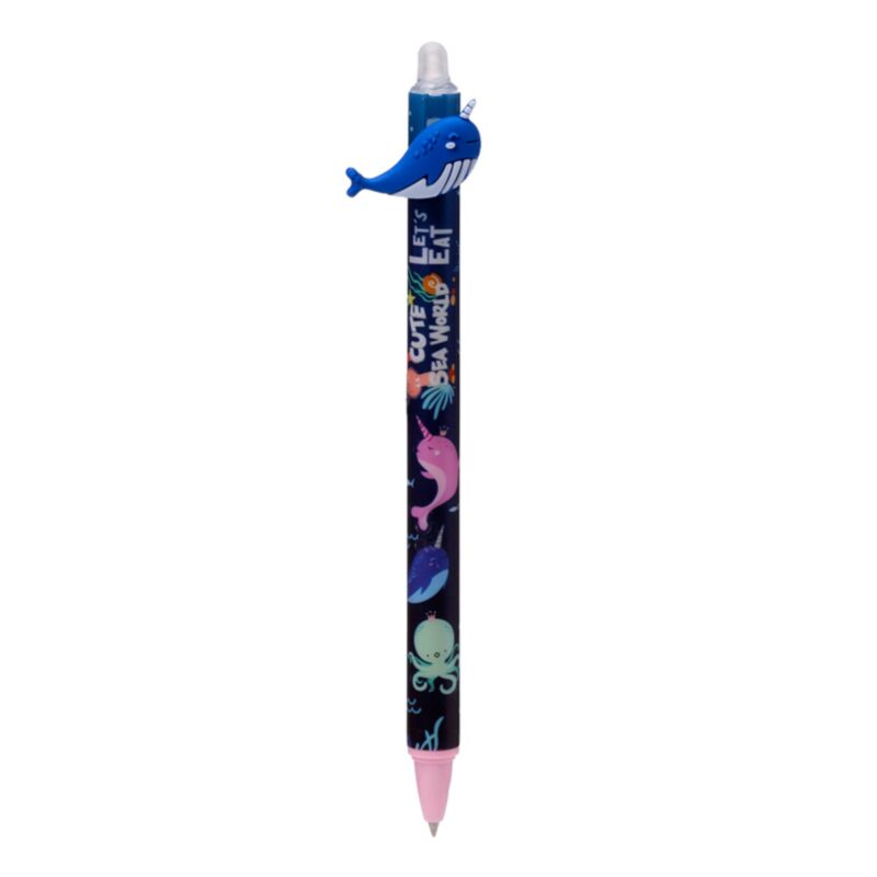 Sealife Erasable Pen with PVC Topper - image 4