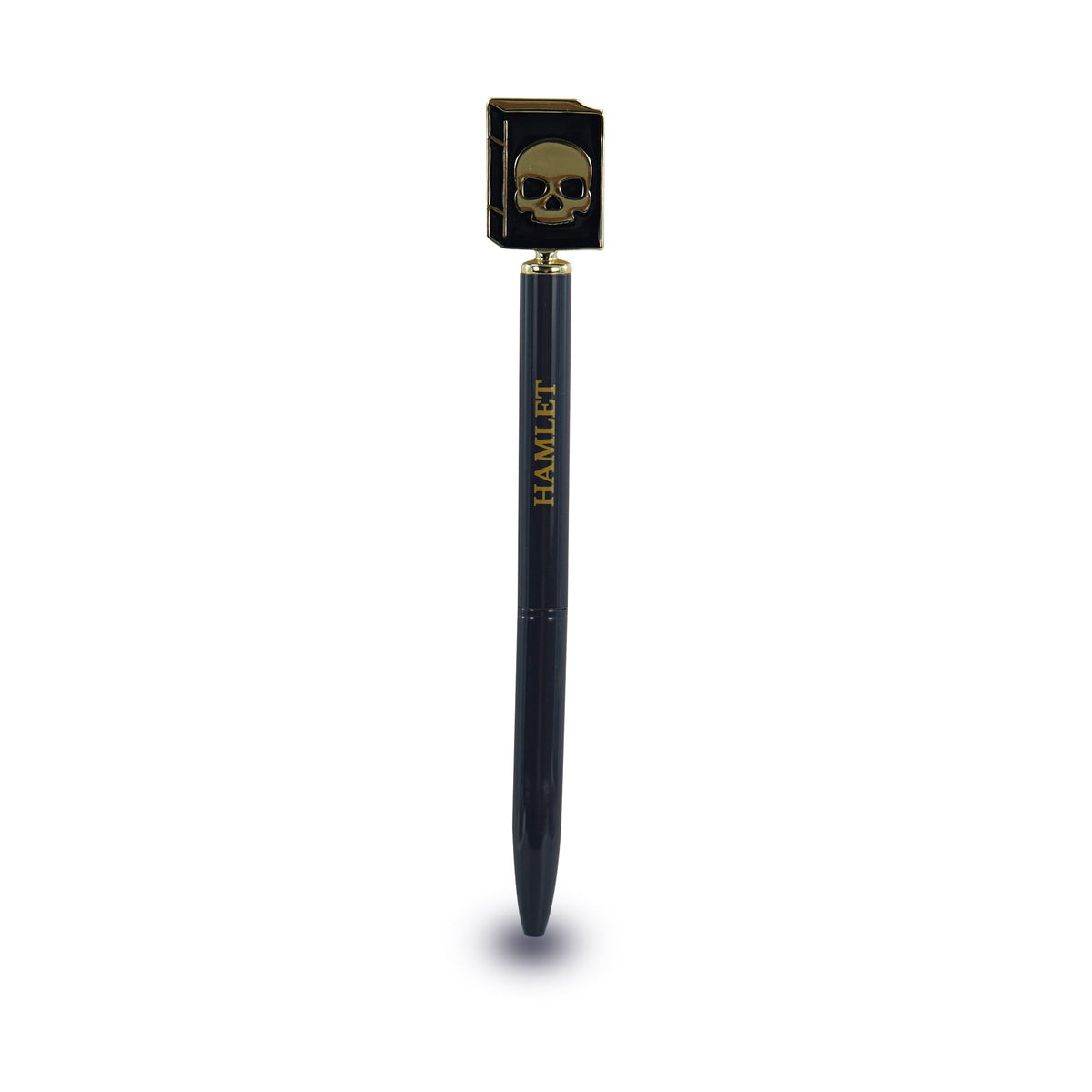 Shakespeare Hamlet Skull Topper Metal Pen