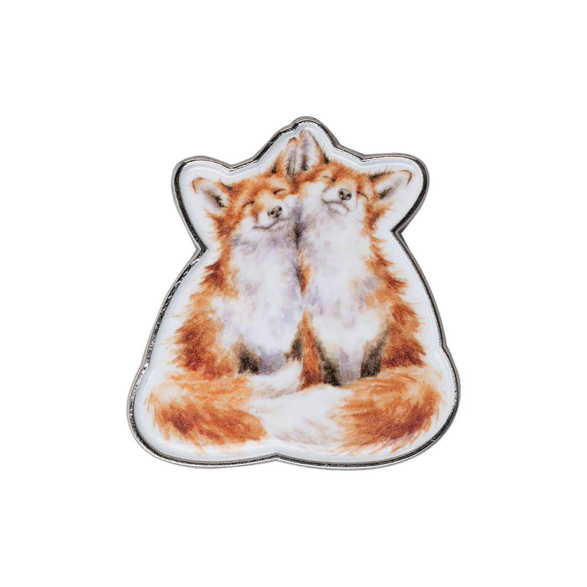 Wrendale Designs Pin Badge - Contentment Fox