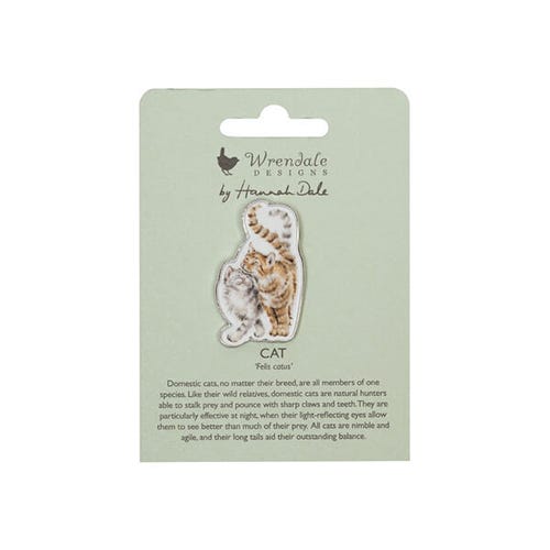 'Feline Good' Cat Pin Badge - Image 2