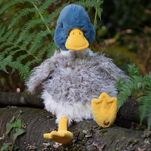 'Webster' Duck Medium Plush Cuddly Toy - Image 2