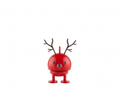 Desk Bumble Bouncy Figurine Hoptimist Reindeer Bumble S | Red