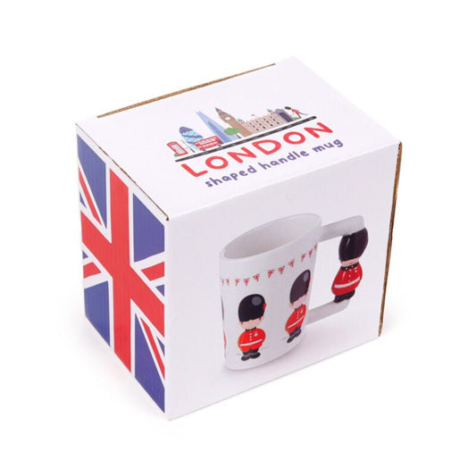 London Guardsman Figure Ceramic Shaped Handle Mug - image 2
