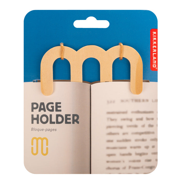 Kikkerland Wooden Page Holder - image 3