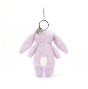 Jellycat Soft Toy |  Blossom Jasmine Bunny Bag Charm Purple