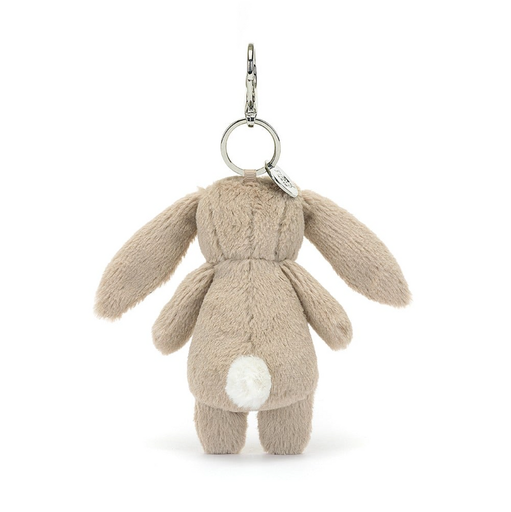 Jellycat Soft Toy |  Blossom Beige Bunny Bag Charm