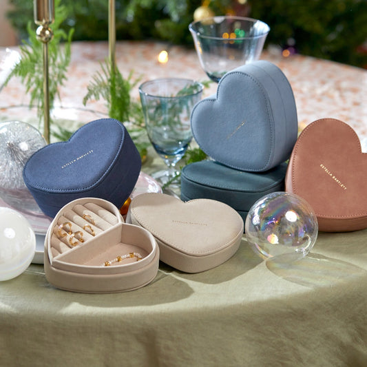 Estella Bartlett - Jewellery Box | Heart Jewellery Box | Powder Blue Velvet