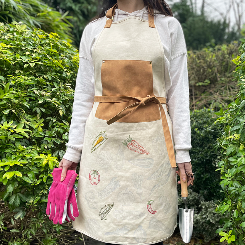 Chasing Threads - Apron | Stitch Your Vegetables Apron
