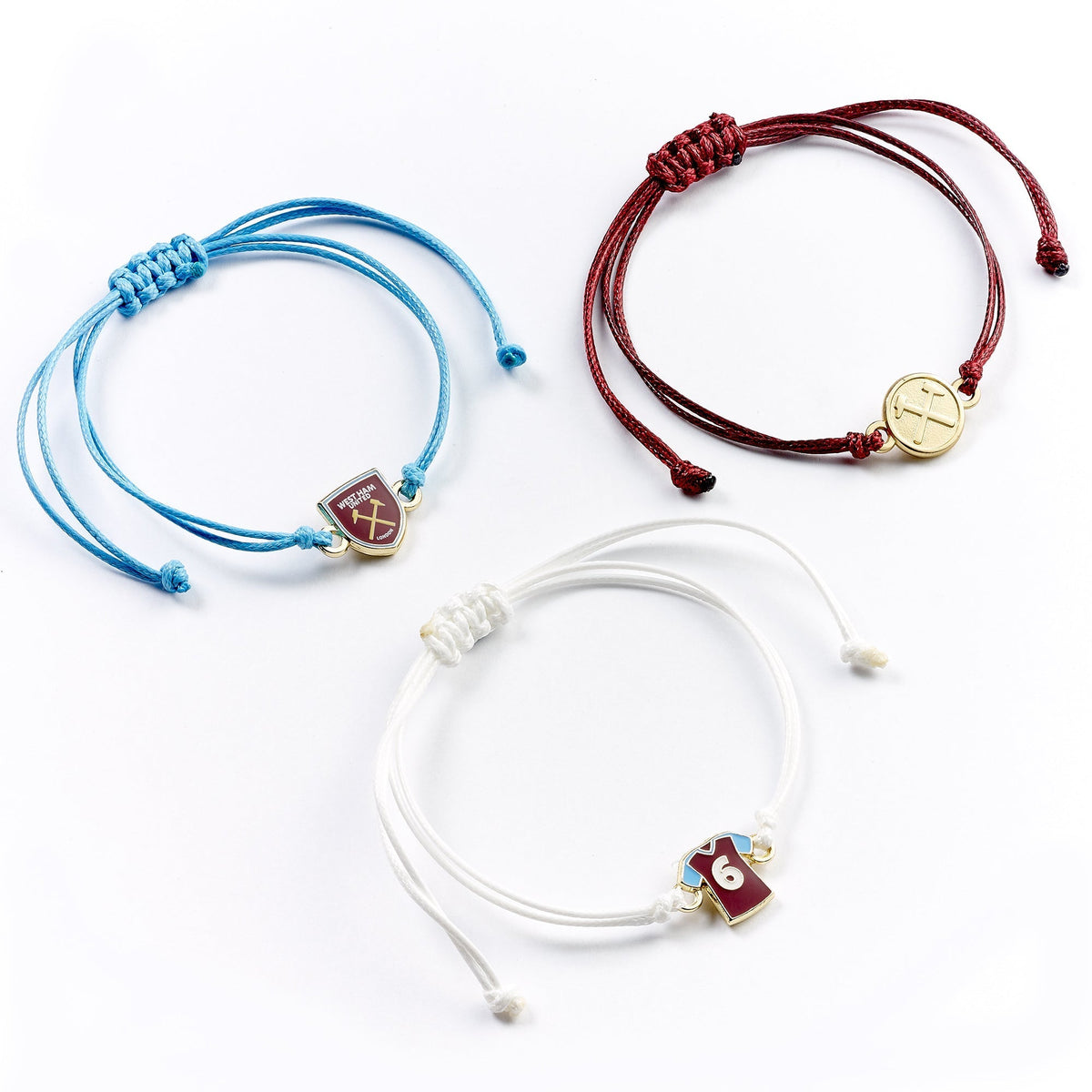 West Ham Football Club Friendship Bracelet Set - The Carat Shop