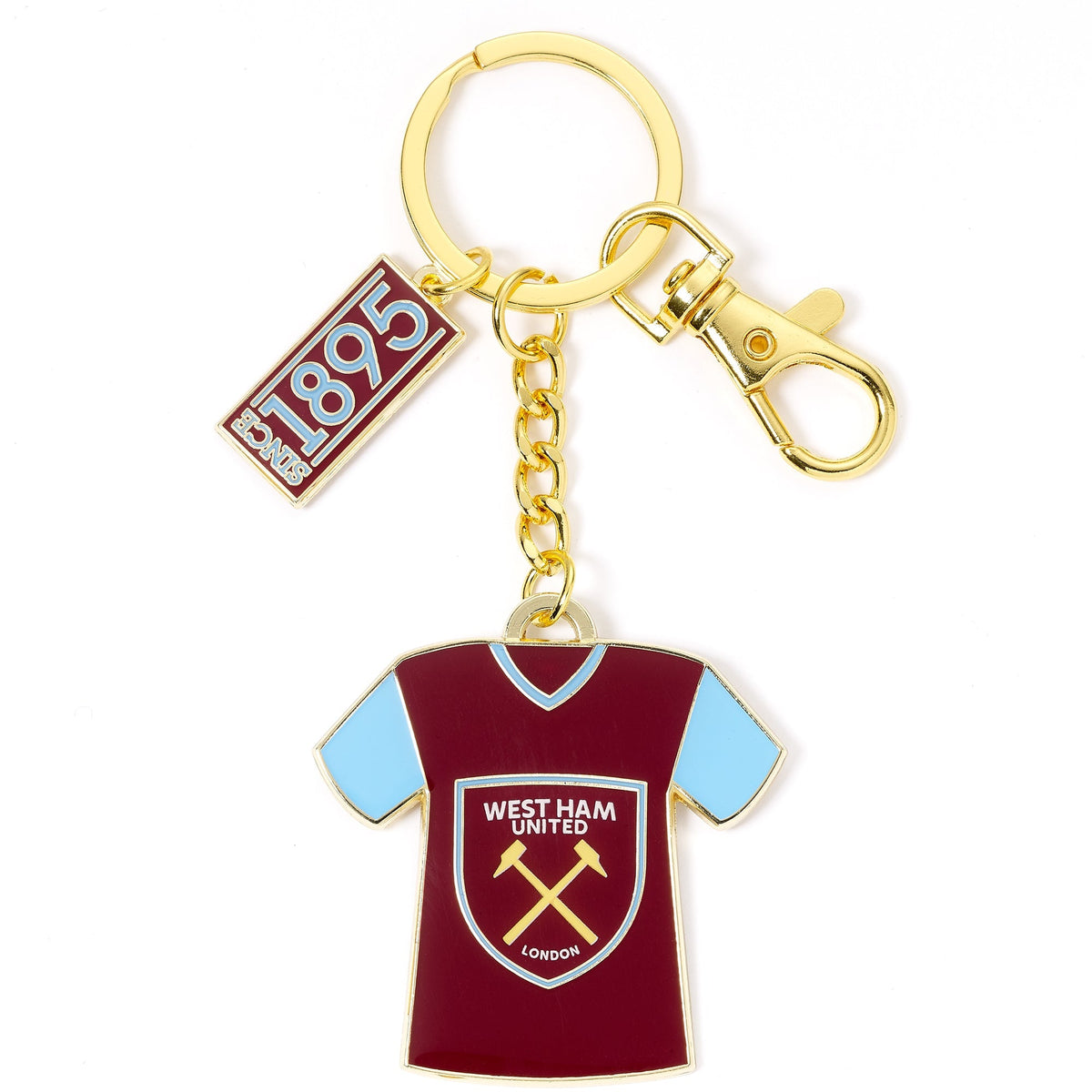 West Ham Football Club Shirt Keyring - The Carat Shop