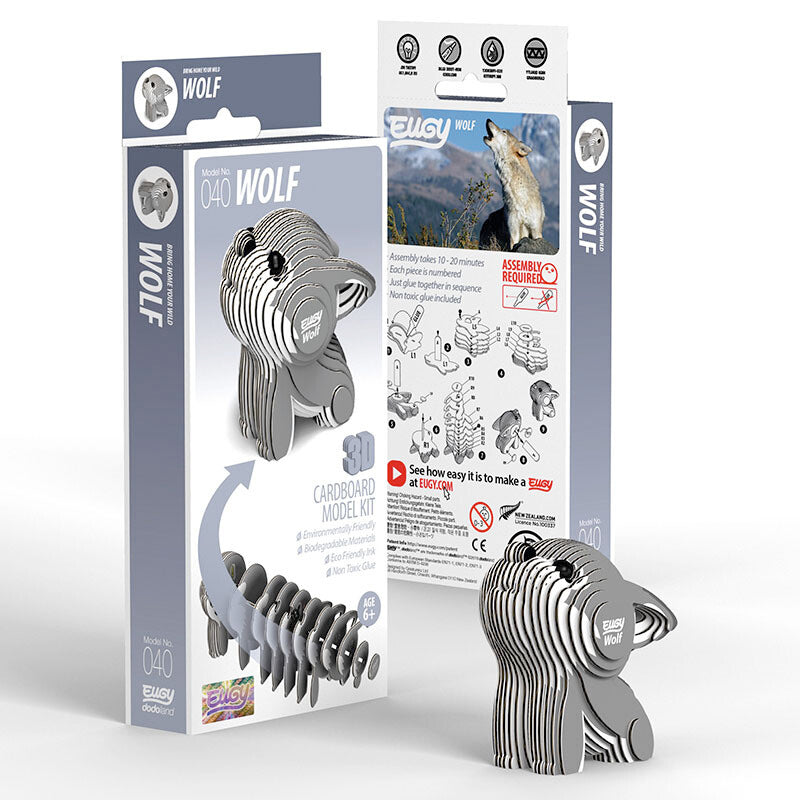 Eugy 3D Model Kit | Wolf - Brand Academy Store