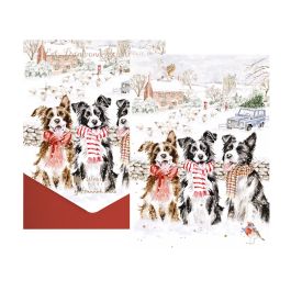 Wrendale Designs Christmas Card Pack - While Shepherds Watched Dog