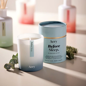 Aery Living - Candles | Before Sleep Scented Candle | Lavender Eucalyptus & Cedar