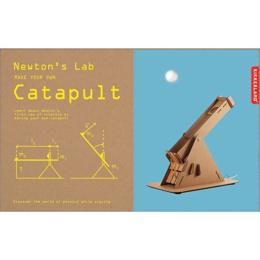 Kikkerland - Science Kit | Newton'S Laboratory Build Your Own Catapult