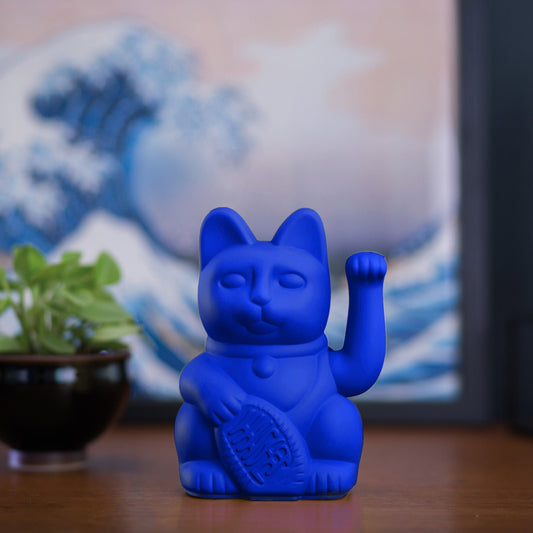Donkey - Lucky Cat Maneki | Neko | Royal Blue