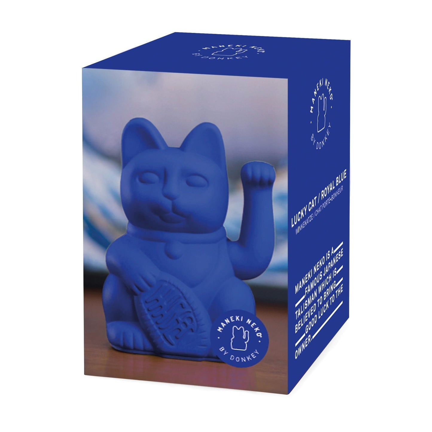 Donkey - Lucky Cat Maneki | Neko | Royal Blue