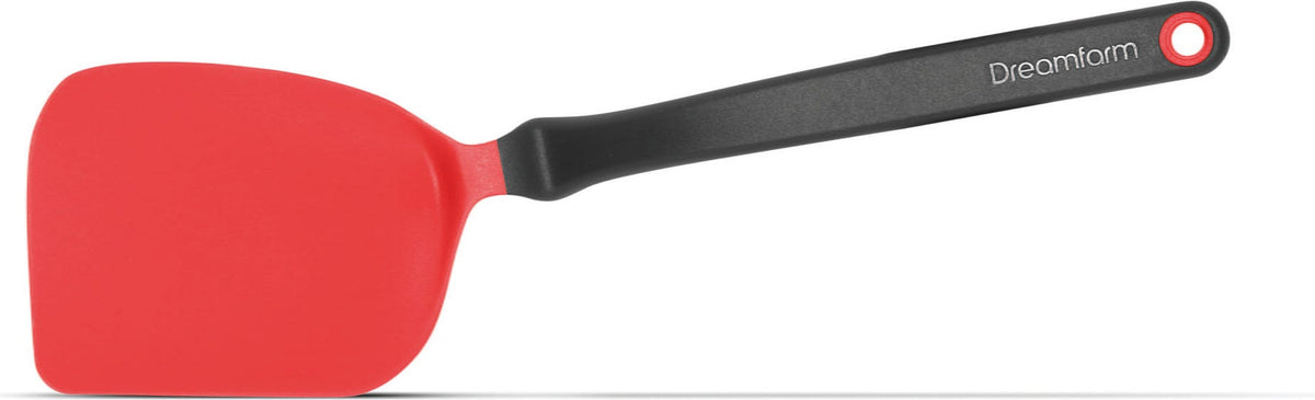 Dreamfarm Mini Chopula Red - Chopping Sit-Up Spatula with Non-Stick Nylon Head - image 3