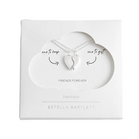 Bff Heart Necklace Set | Silver Plated | 2 Piece