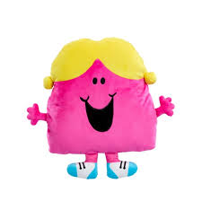 Little Miss Chatterbox Large Cushion - Libro - Image 1
