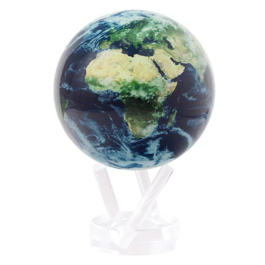 Mova Earth With Clouds Rotating Gobe 4.5" inches
