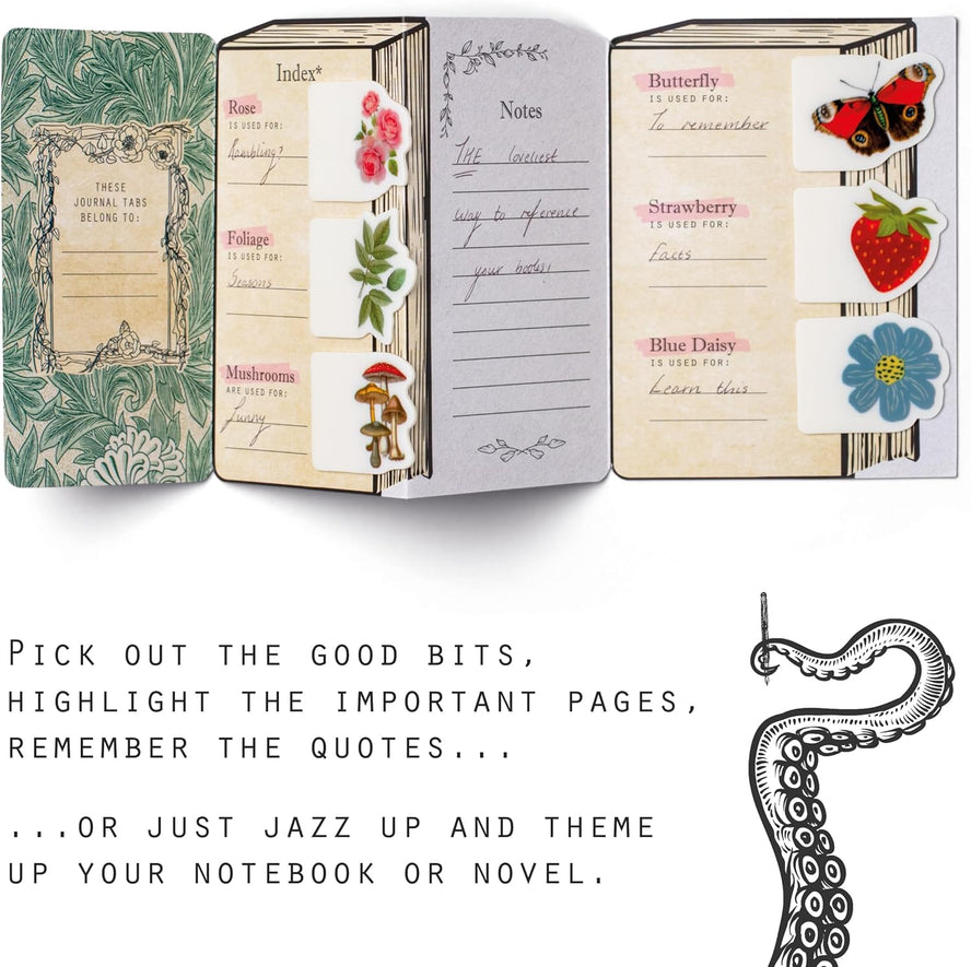 Eclectionery Journal Tabs - Botanical - Image 3