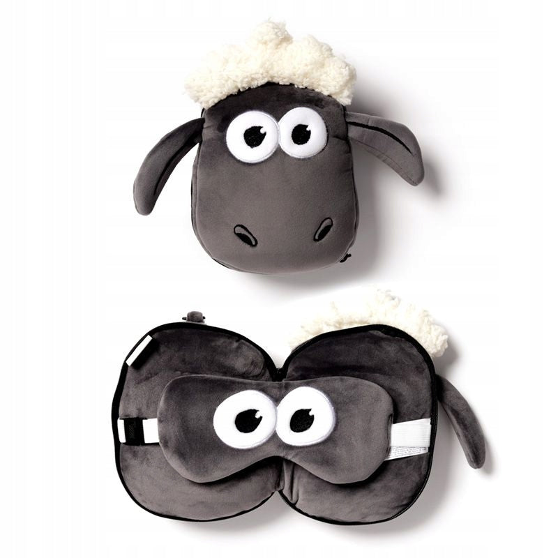 Puckator - Eye Mask | Shaun The Sheep Travel Cushion & Eye Mask