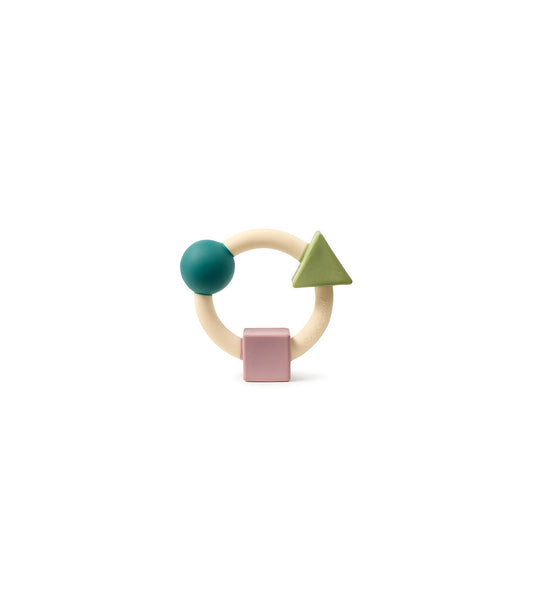 Little Concepts - Toy | Oli & Carol | Bauhaus Movement Teething Ring - Pastel