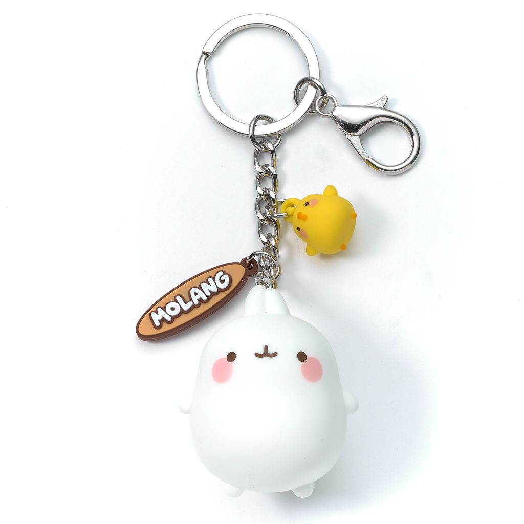 Molang and Piu Piu Keyring - The Carat Shop