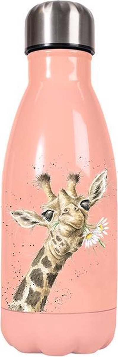 Wrendale Water Bottle | Giraffe Flowers | 260ml