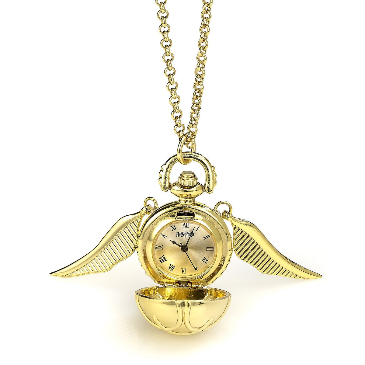 Harry Potter Golden Snitch Watch Necklace - The Carat Shop