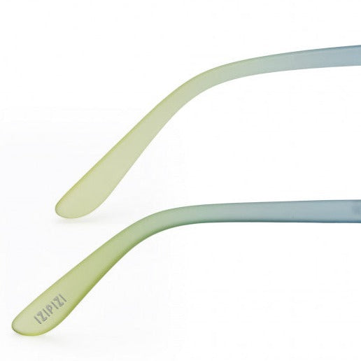 Reading Glasses +2 Blue Mirage Yellow Style D IZIPIZI