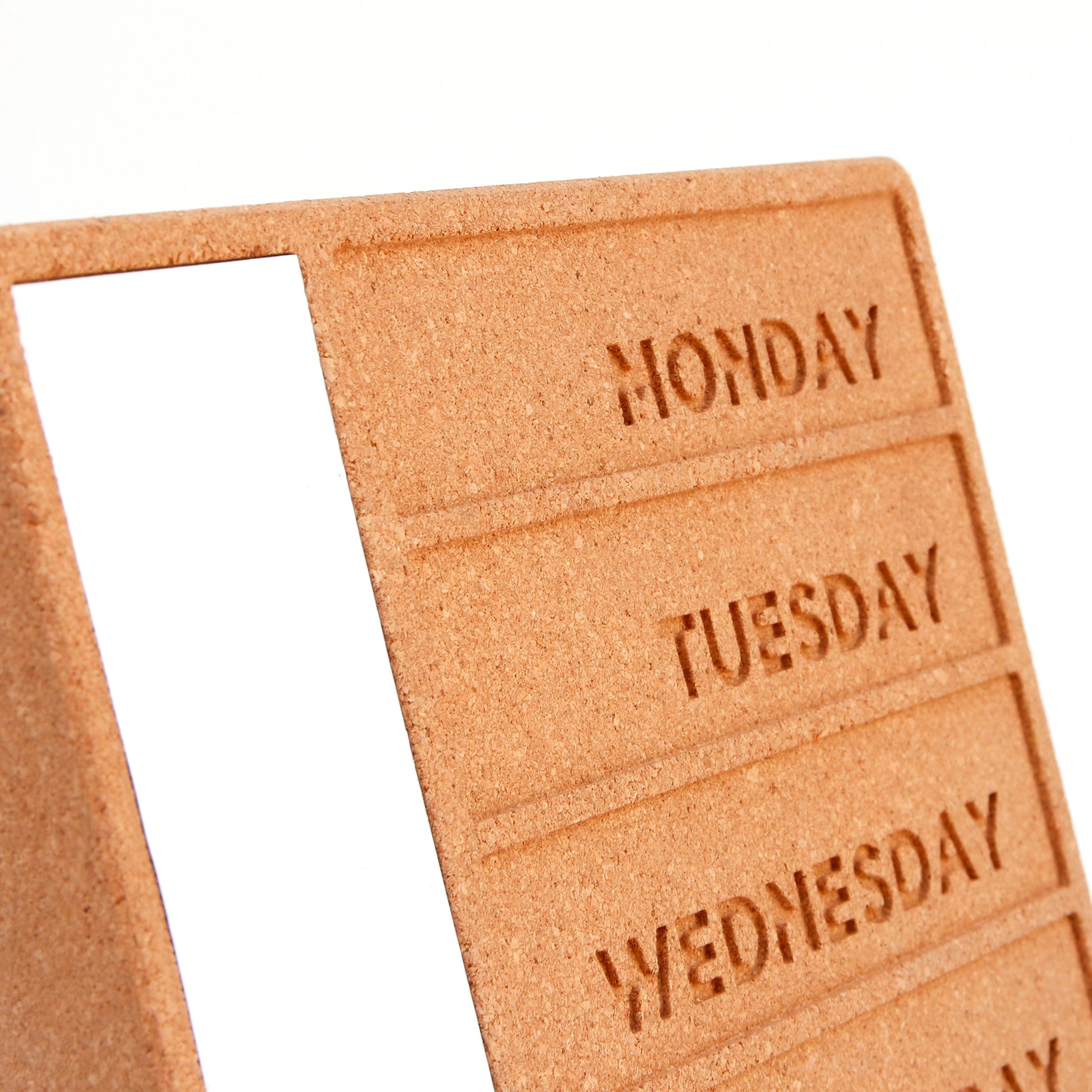 Cork Weekday Planner