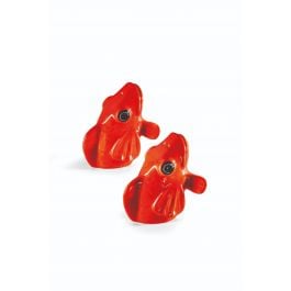 Koi Fish Salt and Pepper Shakers in Red