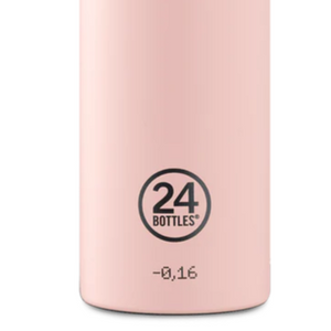 1L Water Bottle Dusty Pink Stainless Steel 24 Bottles