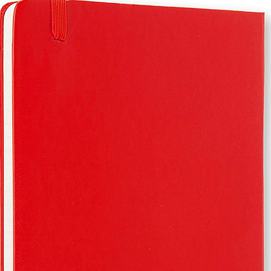 Small Notebook Moleskine Ruled Hardback with Closure Red